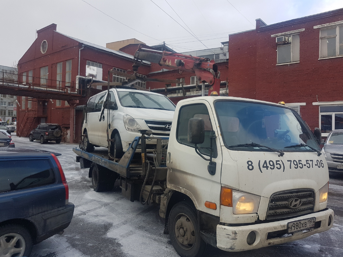 Эвакуация Hyundai Starex Манипулятором