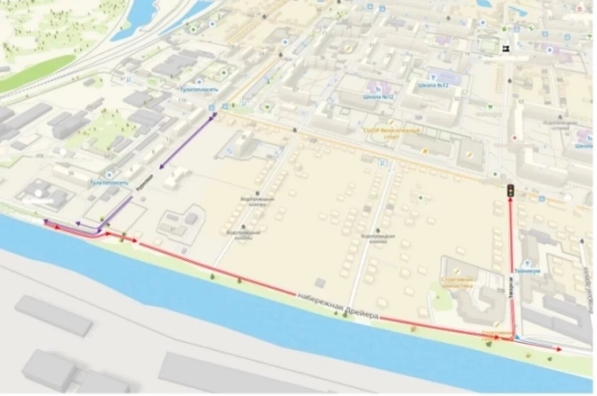    После открытия нового моста через Упу некоторые улицы станут односторонними