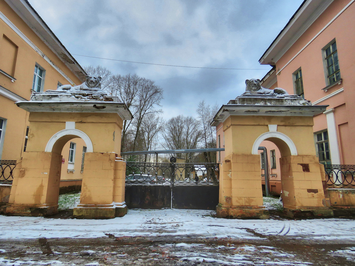 Южные ворота (между роддомом и больницей). Фото 24 октября 2023 г.