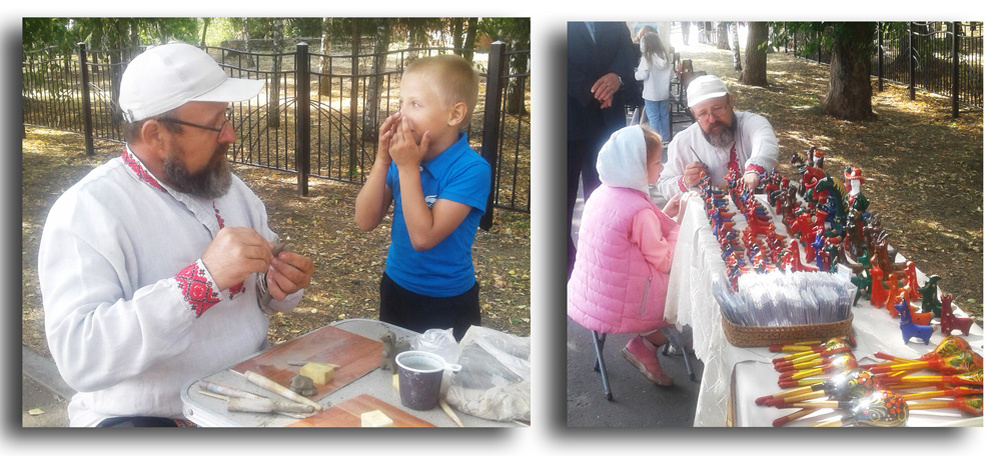 Наровчатская ярмарка. Свистульки - детям.