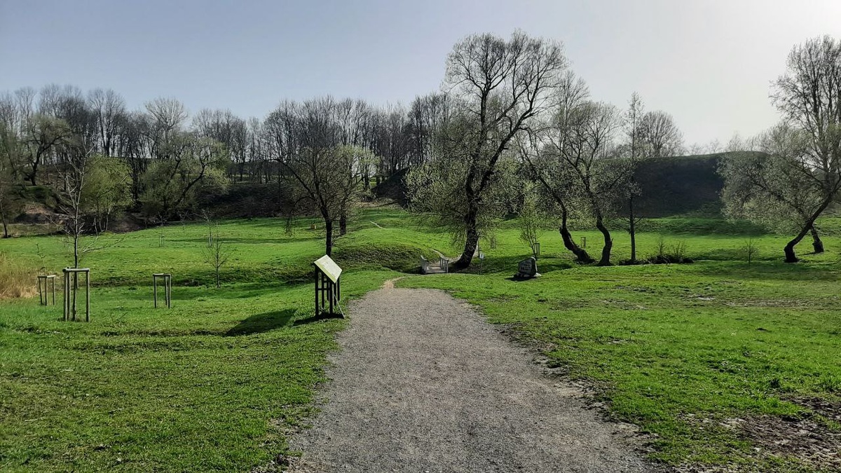    Городище на Менке. Фото: Официальный канал Института истории НАН Беларуси в Телеграм