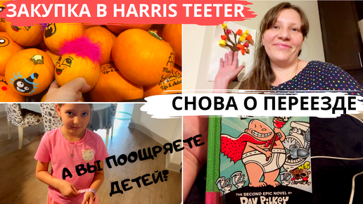 Поощрение деньгами, закупка в Harris Teeter, парк и снова штаты Семейный влог 2+4 в Америке