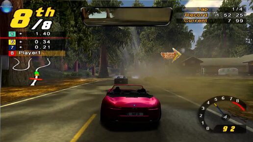 NFS Hot Pursuit 2 PS2 - За рулем BMW Z8