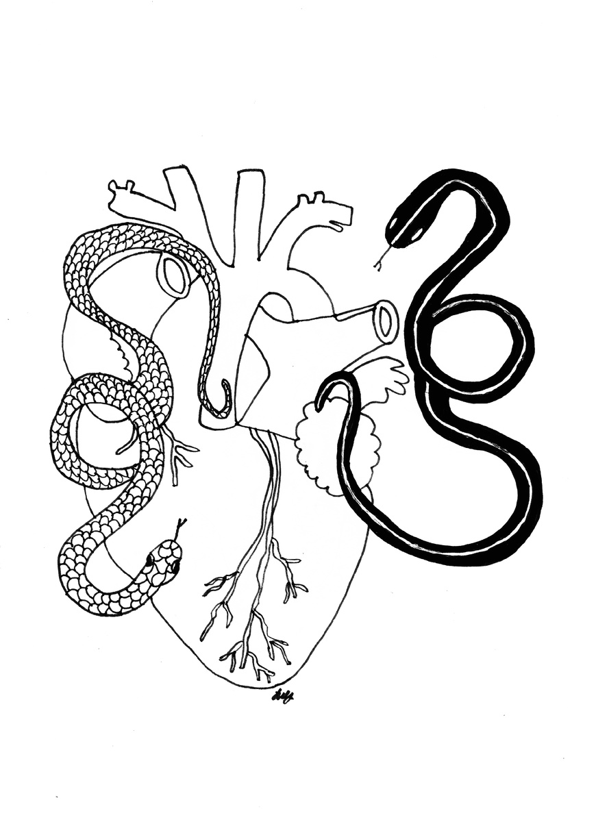 Из скетчбука INSIDE of Me vol. 8 Dark Tale