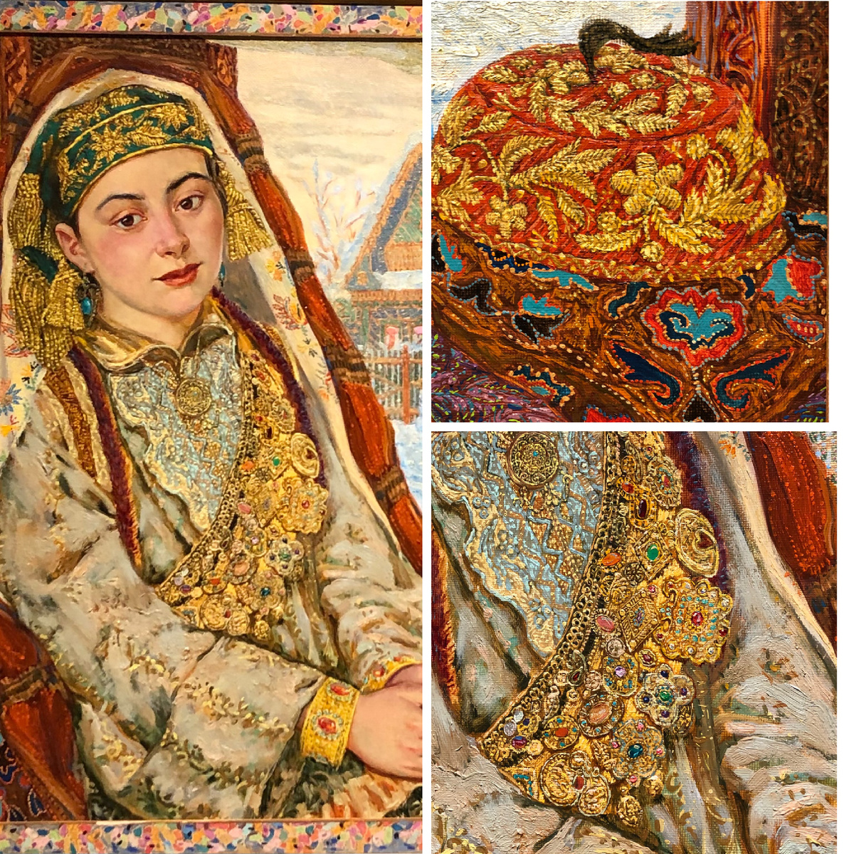 "Татарская невеста"., холст, масло .1997 г.Автор- Сайфутдинов А.К.