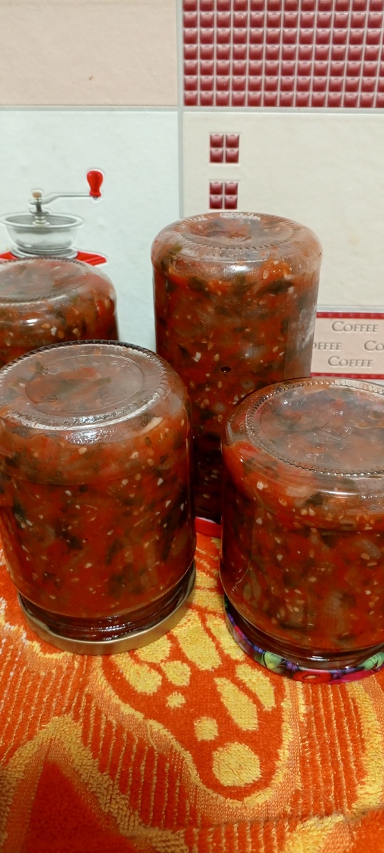 Соус на зиму готов! С мясом будет вкусненько.