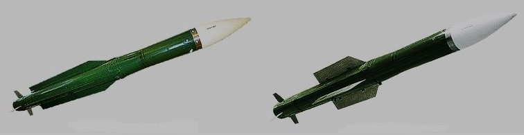 ЗУР 9М38М1 ( слева) и 9М317.