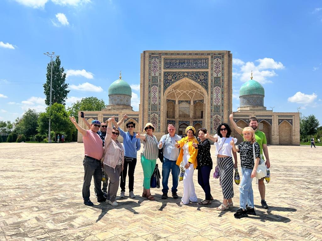 Наши счастливые туристы прошлой осенью