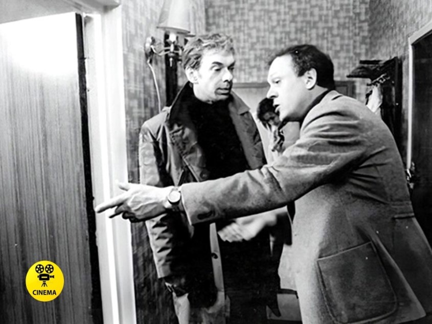 На съёмках фильма "Москва слезам не верит" (1979).