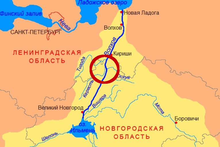 Река волхов на карте восточных славян