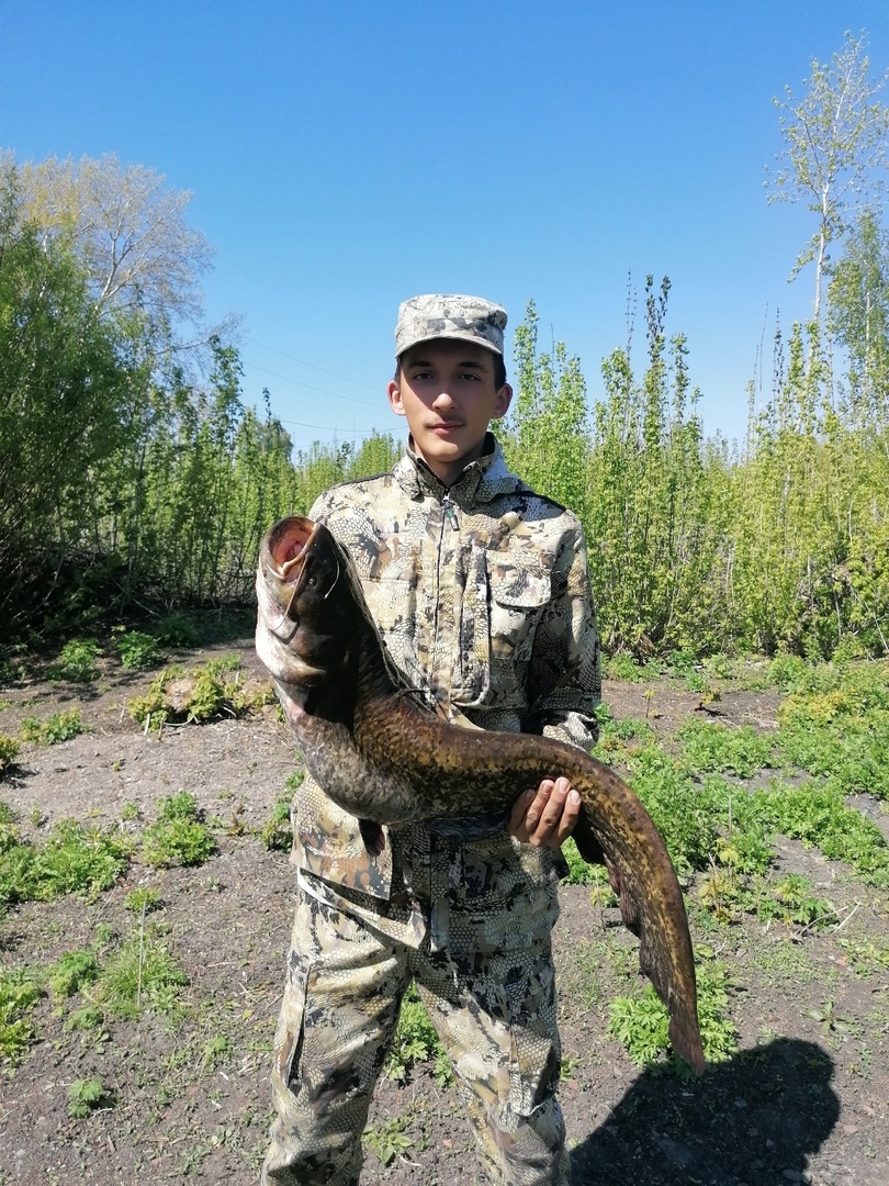 Я и сом на 8 кг.