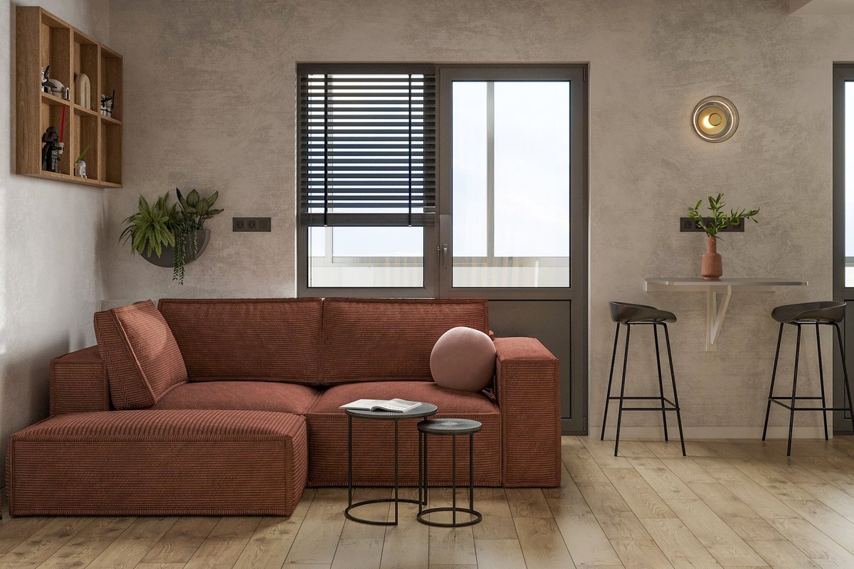 Чистый и просторный интерьер создает ощущение спокойствия.