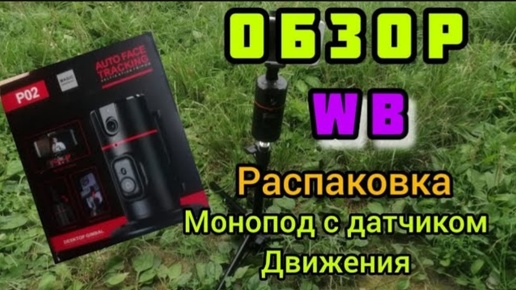 МОНОПОД С ДАТЧИКОМ ДВИЖЕНИЯ AUTO FACE TRACKING Распаковка VLOG Семейный канал