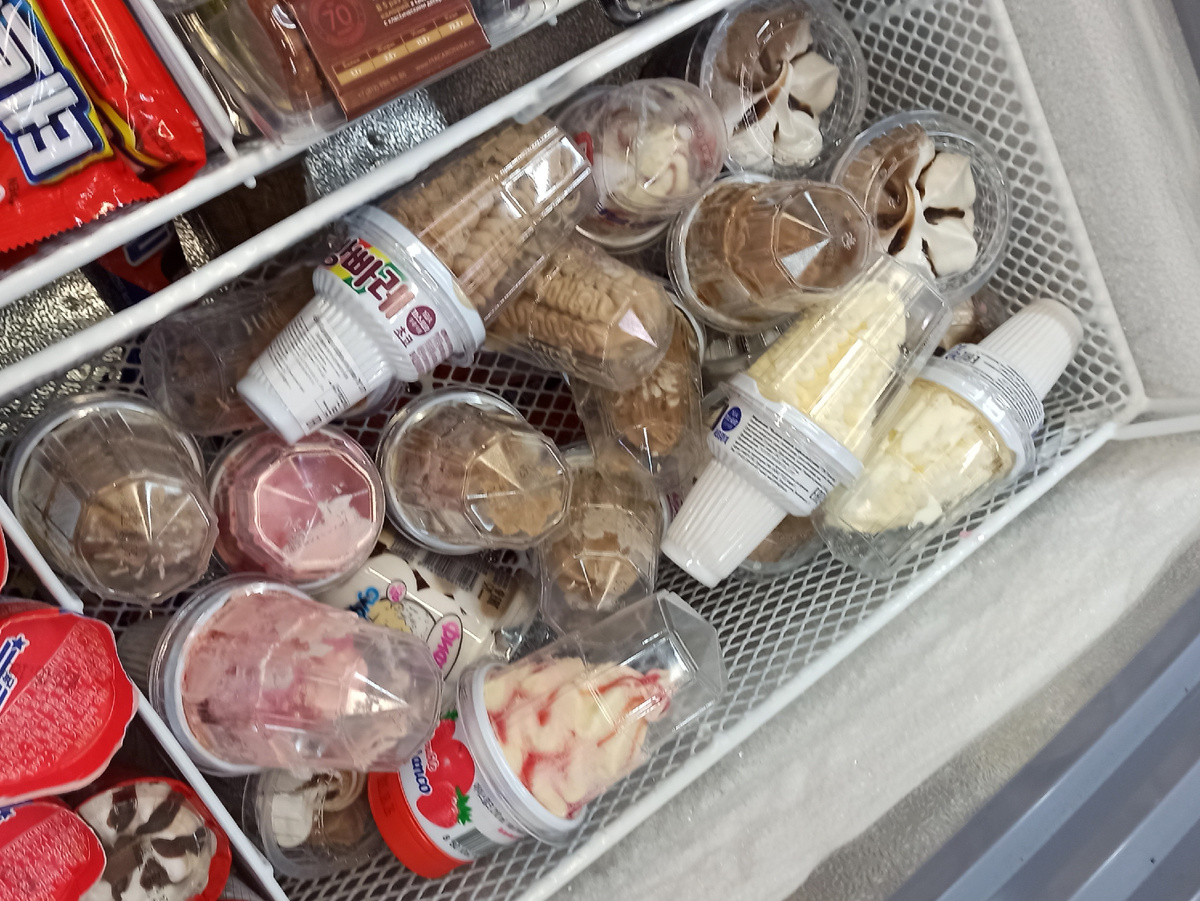 Корейское мороженое.