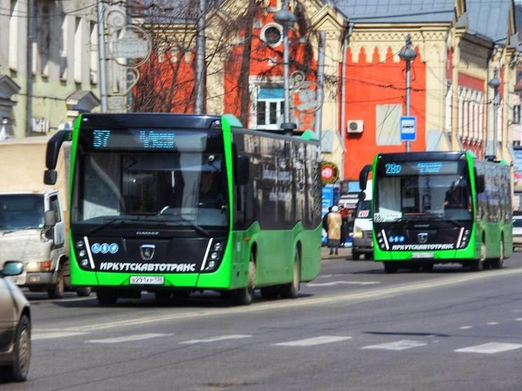 Общественный транспорт города Иркутска.