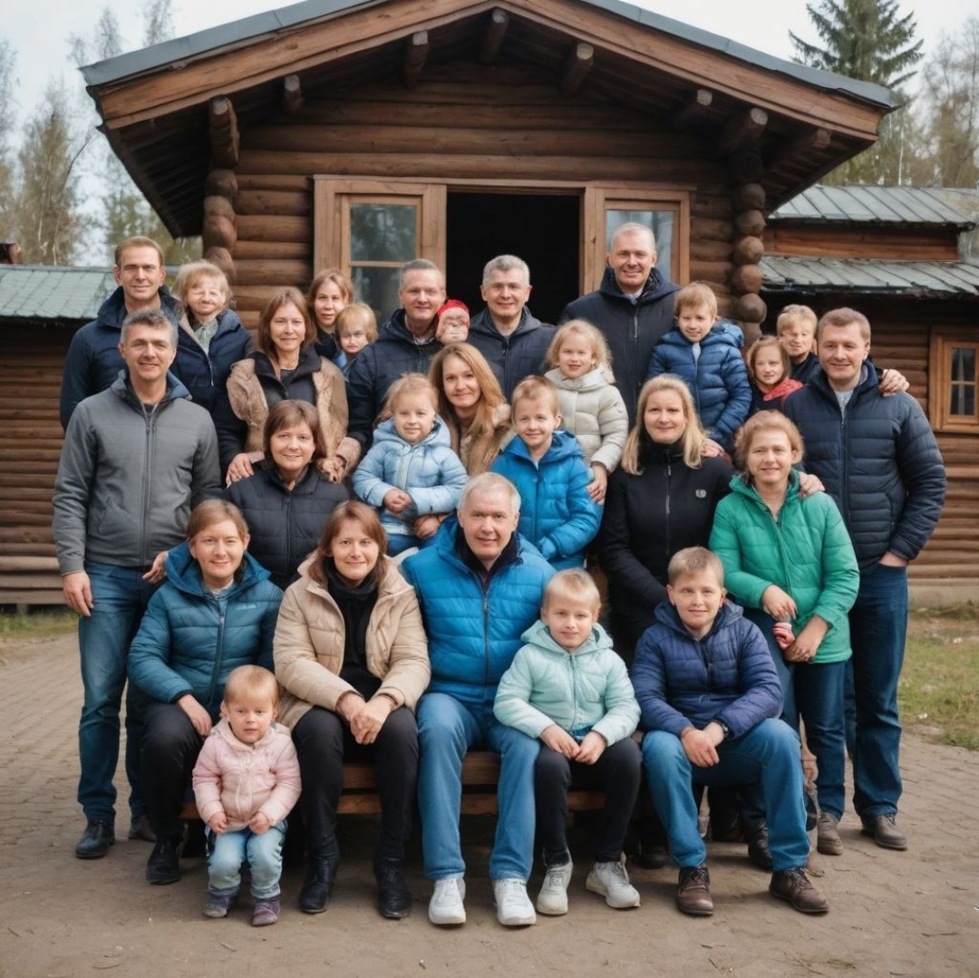 Пример многодетной семьи 