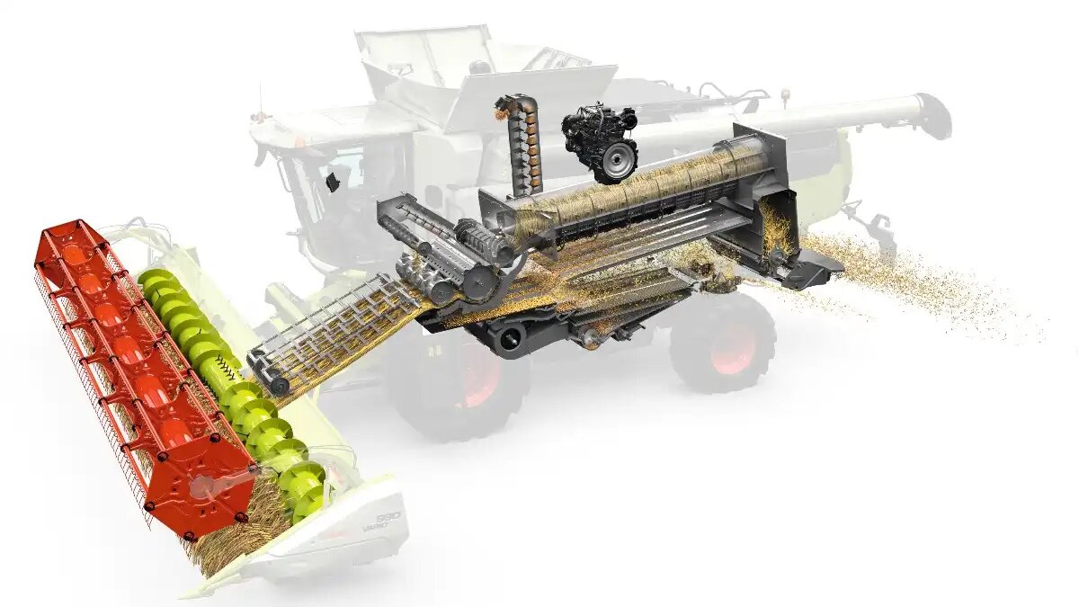 Фото: claas.com Система обмолота комбайна CLAAS TRION 740
