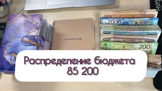 #3 Распределение бюджета по конвертам / Сентябрь / 85200