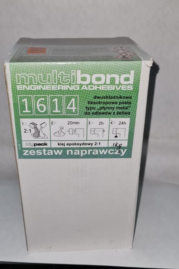 Материал Multibond 1614 - металлополимер польского производства.