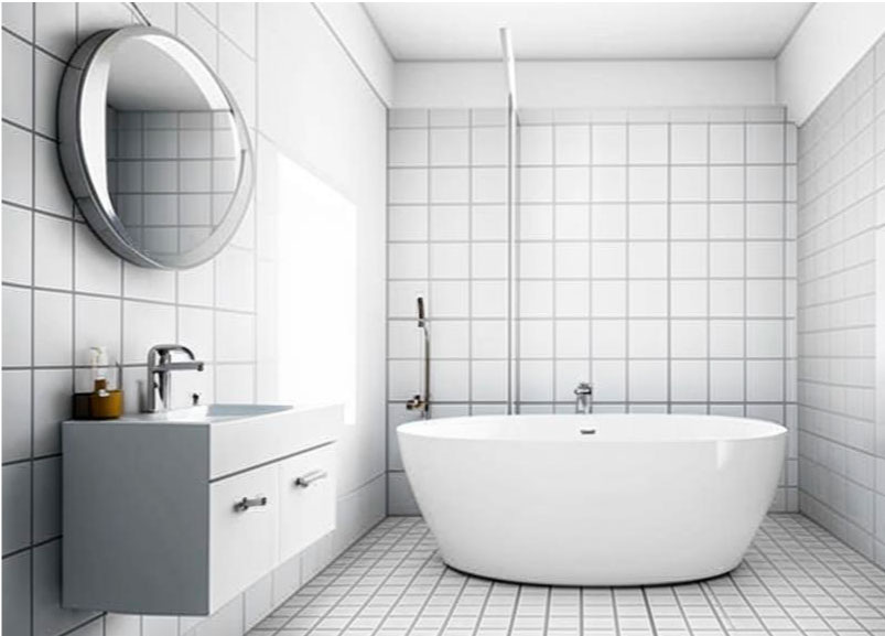 Белая ванна. Изображение сгенерировано ИИ