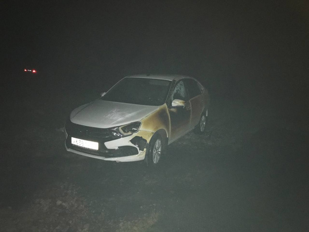    В Афанасьевском районе на парковке сгорел грузовик