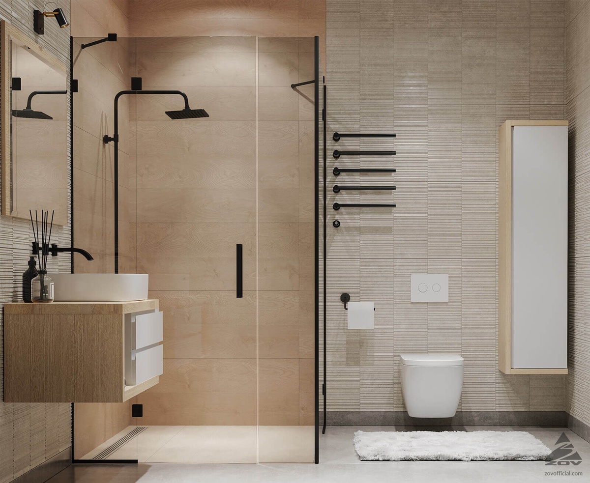 Коллекция мебели для ванной комнаты "Оригами" от фабрики "ЗОВ"