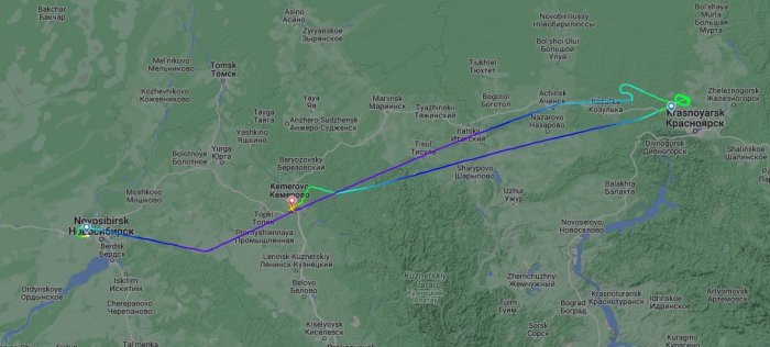 Скриншот Flightradar24.com