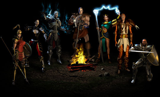 Все герои игры «Diablo II»