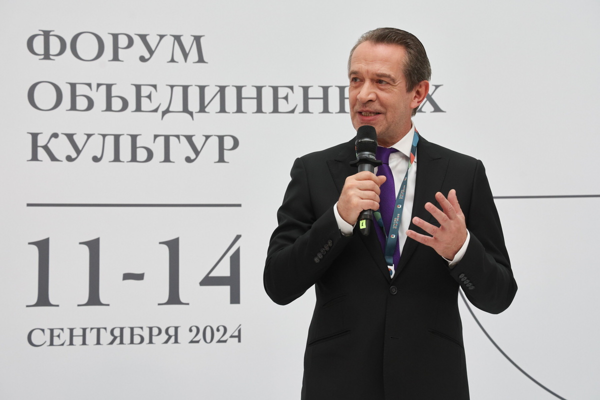 Владимир Машков на X Санкт-Петербургского международного форума объединенных культур. Фото: Демьянчук Александр / ТАСС