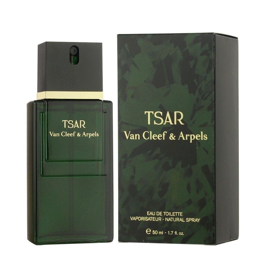 Tsar Van Cleef & Arpels — это аромат для мужчин, он принадлежит к группе древесные фужерные. Tsar выпущен в 1989 году. Парфюмер: Philippe Bousseton. Верхние ноты: Зеленые ноты, Лаванда, Артемизия, Розмарин, Бергамот, Кориандр, Корица и Нероли; средние ноты: Сосна, Ягоды можжевельника, Гвоздика (цветок), Тархун, Герань, Тмин, Жасмин, Роза, Корень ириса и Ландыш; базовые ноты: Дубовый мох, Кожа, Кедр, Пачули, Сандал, Ветивер, Мускус, Амбра, Бобы тонка и Кокос.