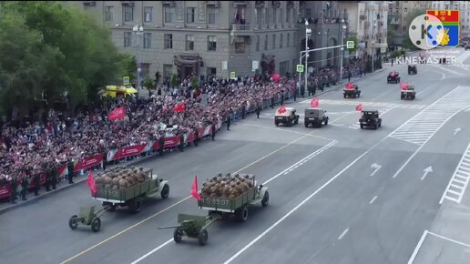 Парад победы в Волгограде! Участники парада Максим и Виктория.