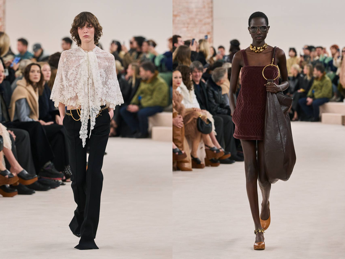 Показ Chloe Fall 2024 Ready-to-Wear в Париже 