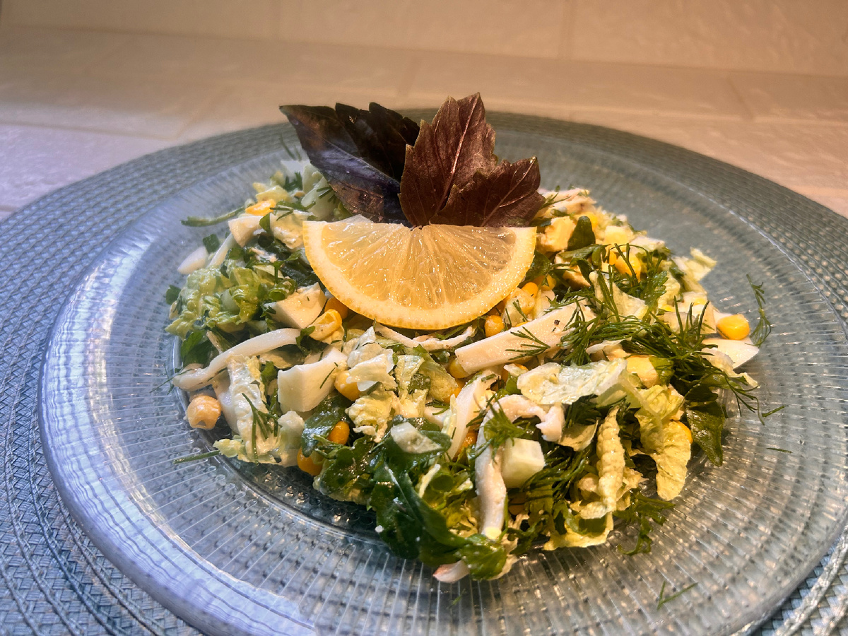 Готовый салат.