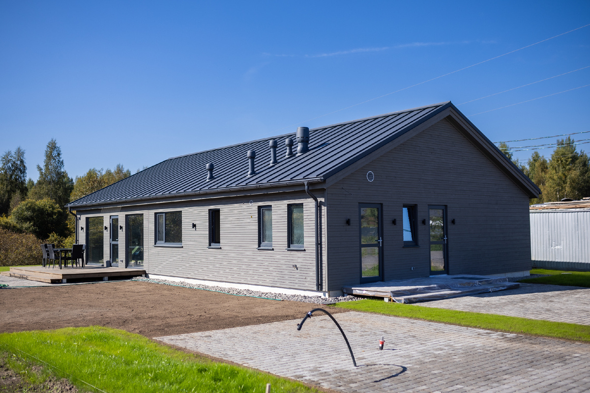 Дом по проекту Швуция 130 серии СКАНДИК от ДОМ ТЕХНОНИКОЛЬ