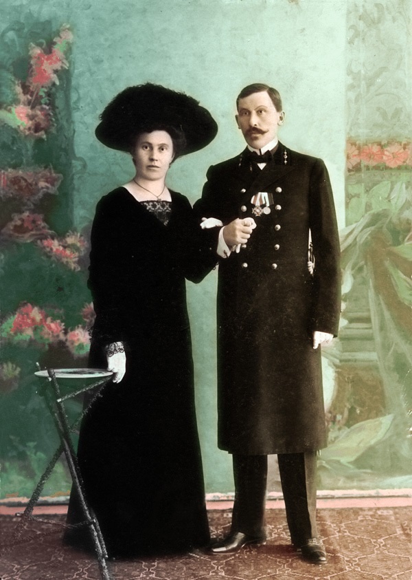 Мария Николаевна и Василий Григорьевич 1916г.