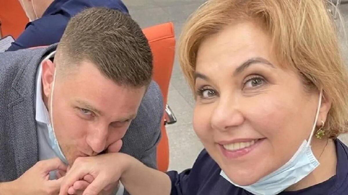 Марина Федункив с мужем. Фото: соцсети