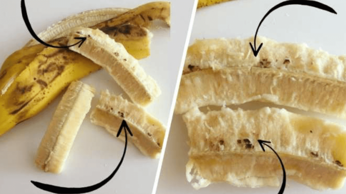    Наличие точек в банане говорит о том, что в нем развивается грибок. Источник фото: udf.name