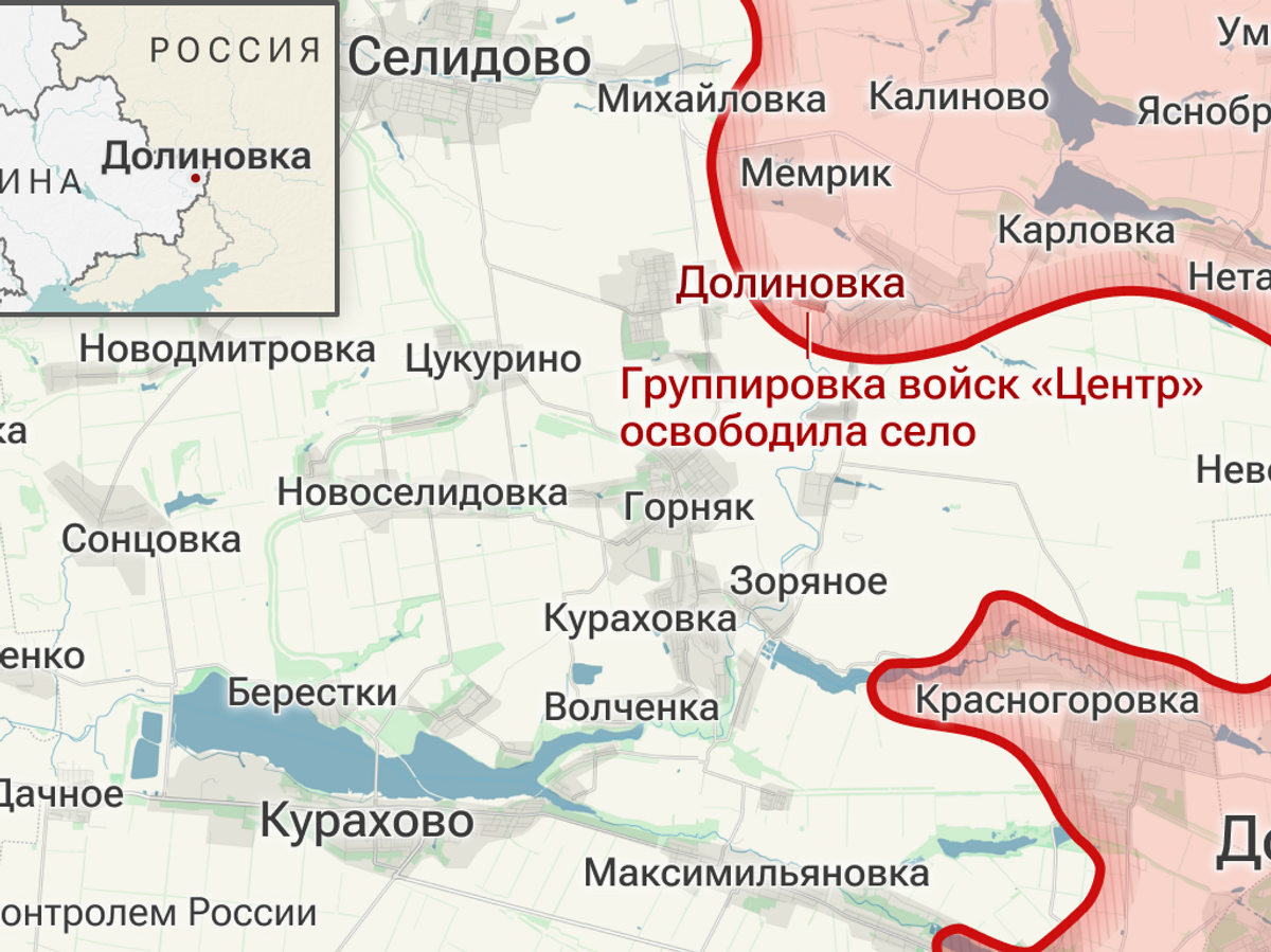    Освобожденное село Долиновка в ДНР© Инфографика