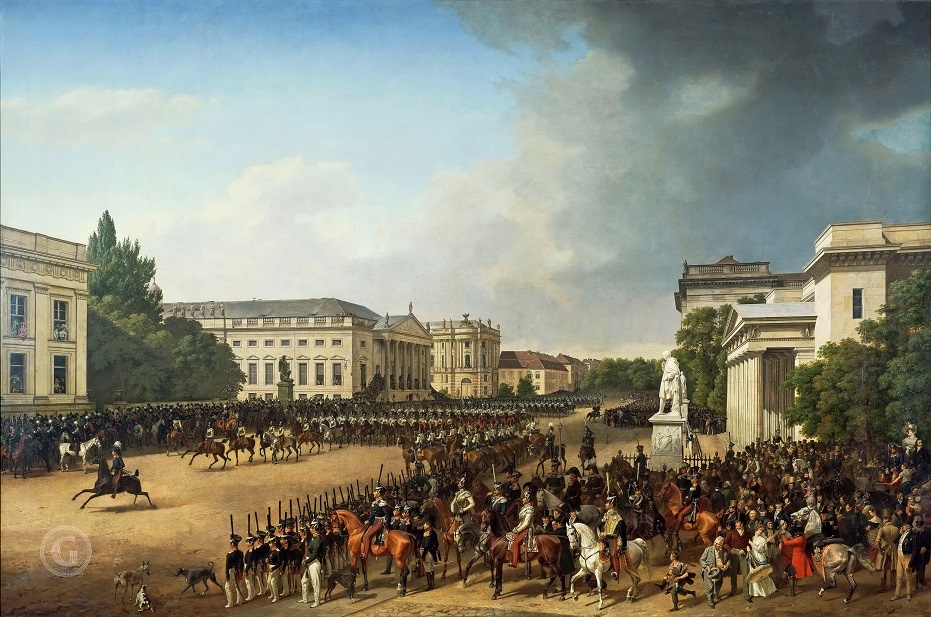 Франц Крюгер Парад в Берлине 1824-31 г.г.