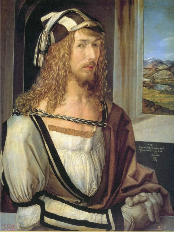 А.Дюрер, автопортрет, масло