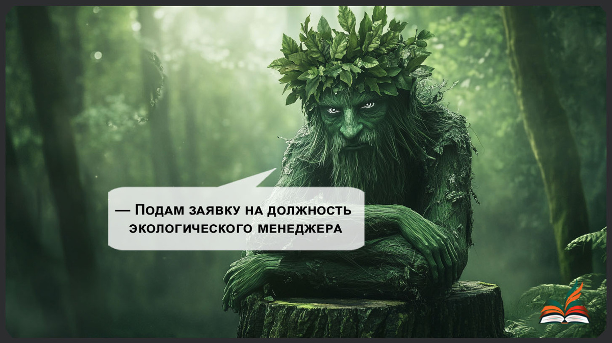 Леший покоряет офисные джунгли - Юмористический рассказ  