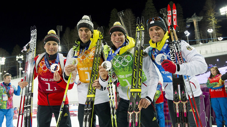    Эрик Лессер, Арнд Пайффер, Даниэль Бем и Симон Шемпп. Global Look Press