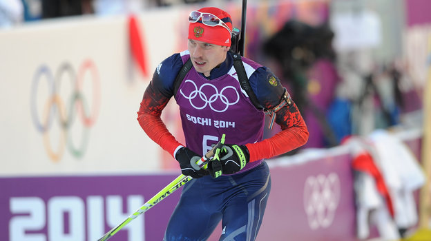    Евгений Устюгов на Олимпиаде в Сочи.Федор Успенский