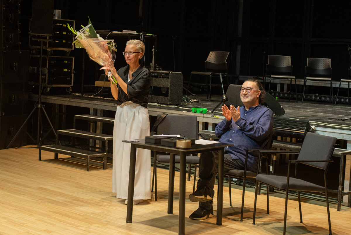 Борис Юхананов и Ирина Золина. Фото: Олимпия Орлова.