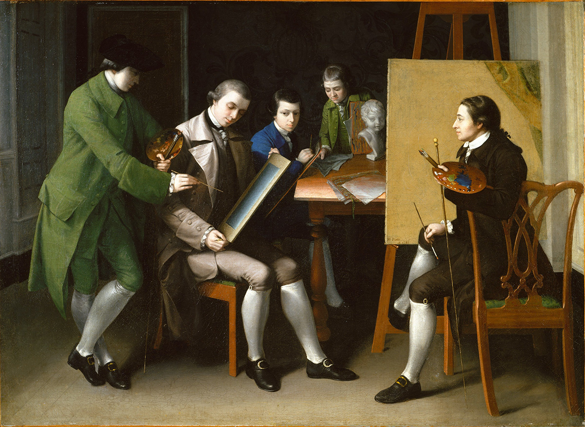 Мэтью Пратт «Американская школа», 1765 г.