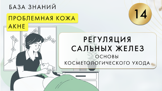 Регуляция сальных желез при работе с проблемной кожей и кожей с акне