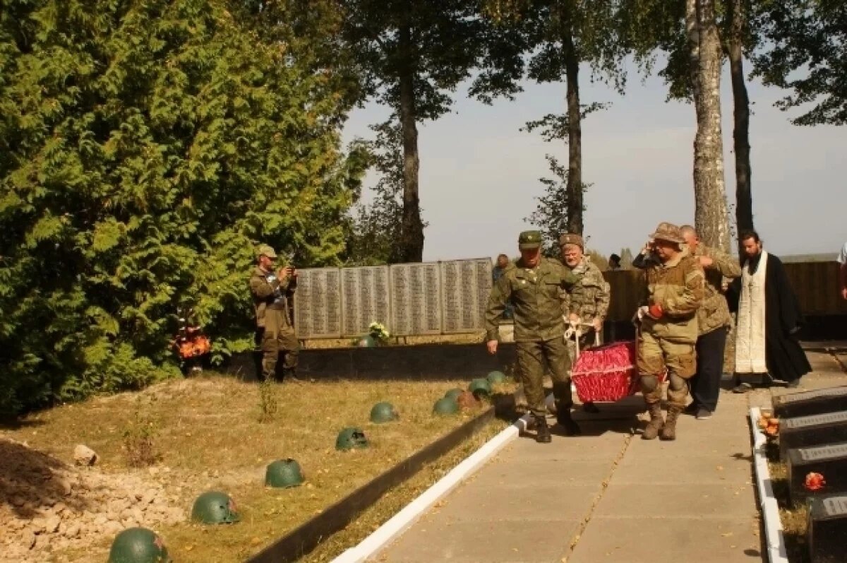    Бойцов Великой отечественной войны перезахоронили в Калужской области