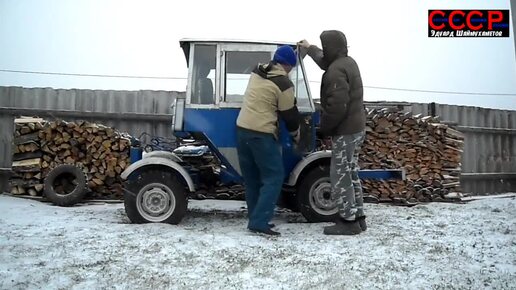 Подробно о самодельном минитракторе-переломке 4х4 из авто,,Луаз,,