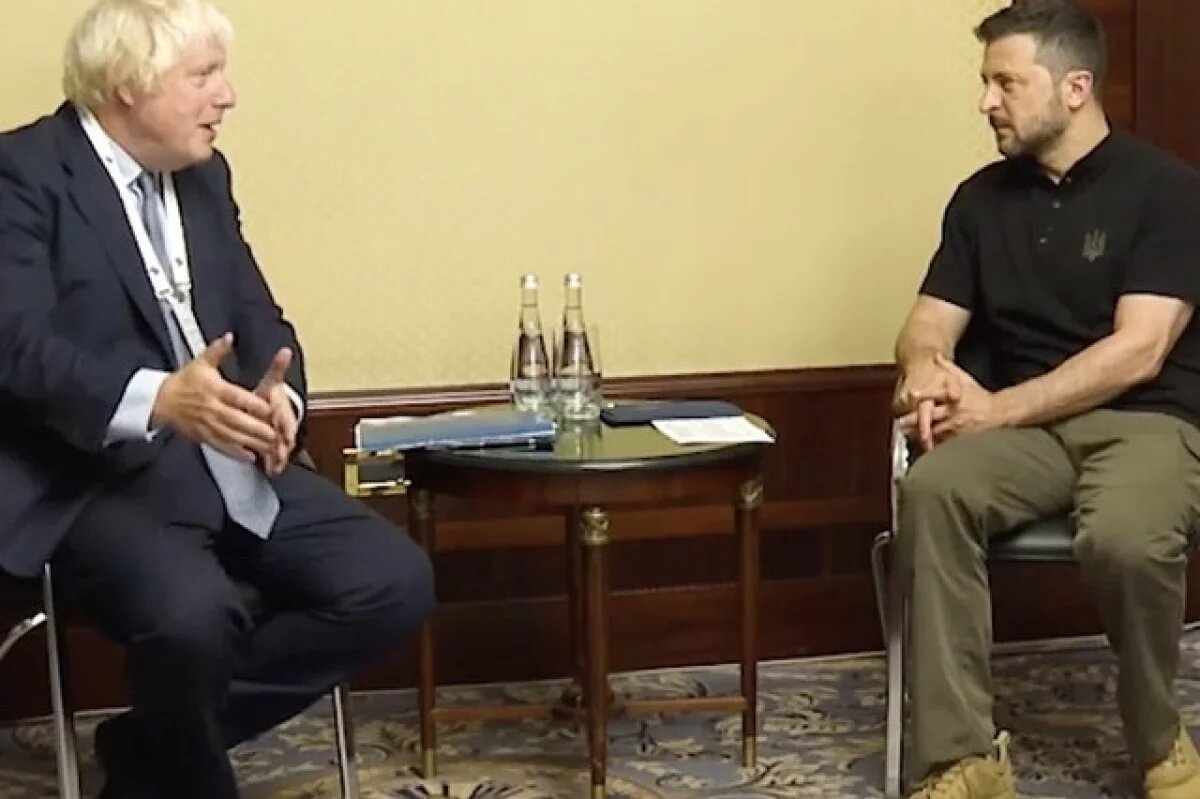    Зеленский встретился с экс-премьером Джонсоном и экс-госсекретарем Помпео