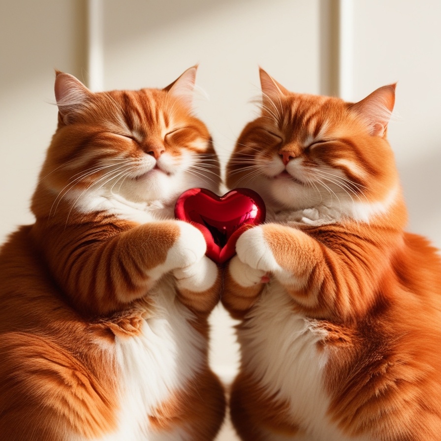 Котики умеют любить друг друга! Будьте как котики!